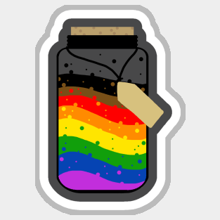 more pride more colour jar Sticker